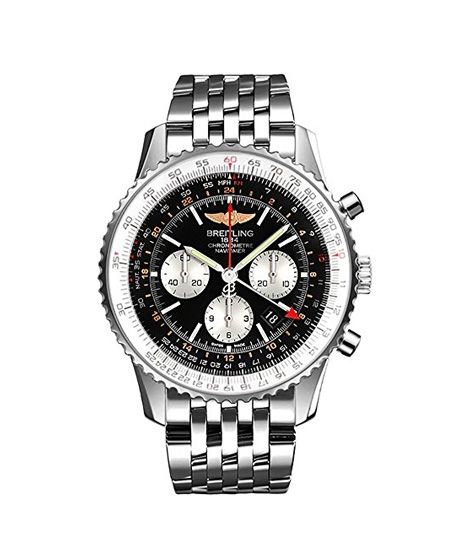 iShopping - Breitling Navitimer GMT Men's Watch Silver (AB044121/BD24-453A)