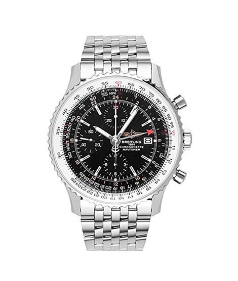 iShopping - Breitling Navitimer World Men's Watch Silver (A2432212/B726-453A)