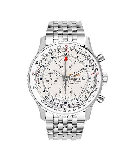 iShopping - Breitling Navitimer World Men's Watch Silver (A2432212/G571-453A)