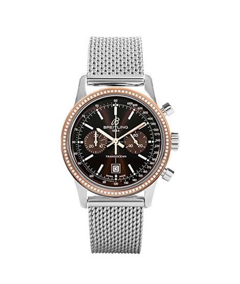 iShopping - Breitling Transocean Chronograph 38 Men's Watch Silver (U4131053/Q600-171A)