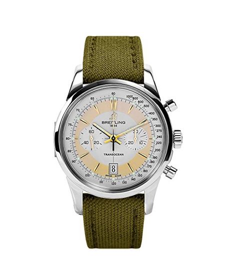 iShopping - Breitling Transocean Chronograph Edition Men's Watch Green (AB015412/G784-106W)