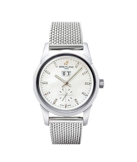 iShopping - Breitling Transocean Men's Watch Silver (A1631012/A765-171A)