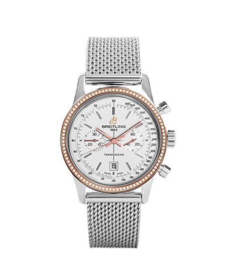 iShopping - Breitling Transocean Men's Watch Silver (U4131053/G757-171A)