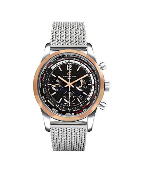 iShopping - Breitling Transocean Unitime Pilot Men's Watch Silver (UB0510U4/BC26-152A)