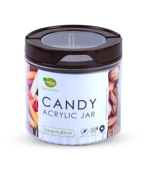 iShopping - Appollo Candy Acrylic Jar Medium-Brown