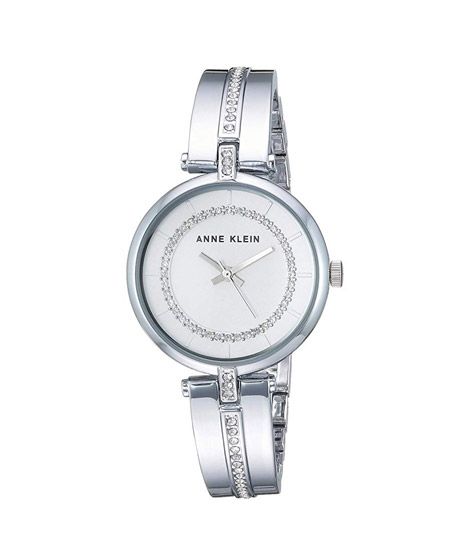 iShopping - Anne Klein Swarovski Crystal Watch For Women Silver (AK/3249SVSV)