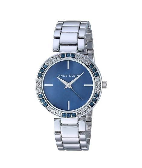 iShopping - Anne Klein Swarovski Watch For Women Silver (AK/3359BMSV)