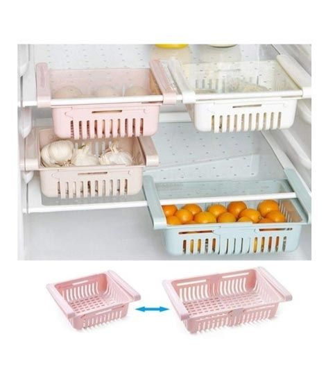 iShopping - G-Mart Adjustable Fridge Storage Basket