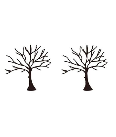 iShopping - G-Mart Winter Tree Body Art Temporary Tattoo Pack Of 2 