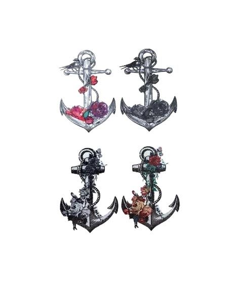 iShopping - G-Mart Anchor Design Temporary Tattoo Stickers