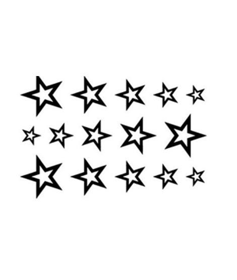 iShopping - G-Mart 3D Star Design Temporary Tattoo Sticker