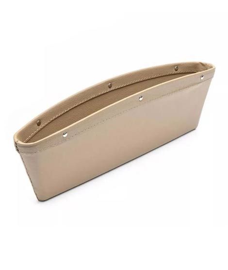 iShopping - G-Mart PU Leather Car Seat Gap Storage Organizer - Beige