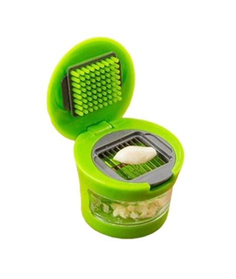 iShopping - G-Mart Mini Garlic Chopper & Slicer - Green