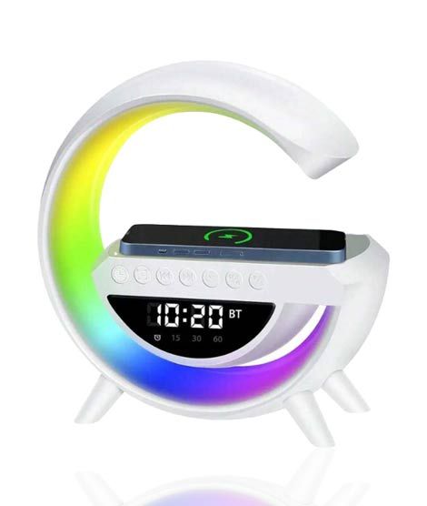 iShopping - G Mart Wireless Phone Charger and Bluetooth Speaker With Led Display (BT-3401)