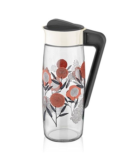 iShopping - Qlux Karefe Sunflower Design Oval Jug 1.6Ltr (C-00247)