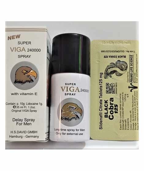 iShopping - Cart Shop Viga 240000 Delay Spray With Black Cobra Tablets