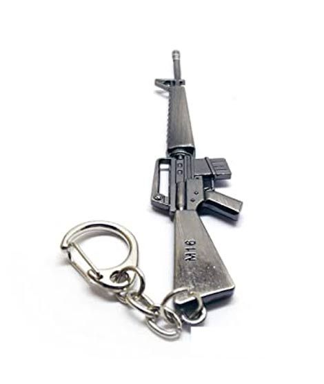 iShopping - Afreeto M16 Pubg Gun Metal Keychain Black