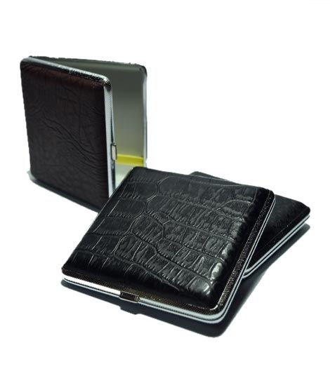 iShopping - KuchB Leather Cigarette Case Black