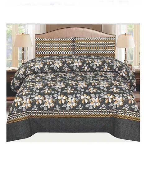 iShopping - Chenab Collection Double Size Bed Sheet (814)