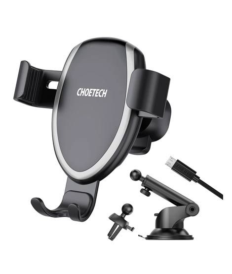 iShopping - Choetech Wireless Car Charging Mount Black (T536-S)