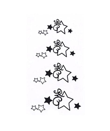 iShopping - Ferozi Traders Star Design Temporary Tattoo Sticker