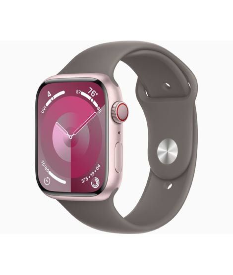 iShopping - Apple Watch Series 9 Pink Aluminum Case With Sport Band-GPS-41 mm-Clay