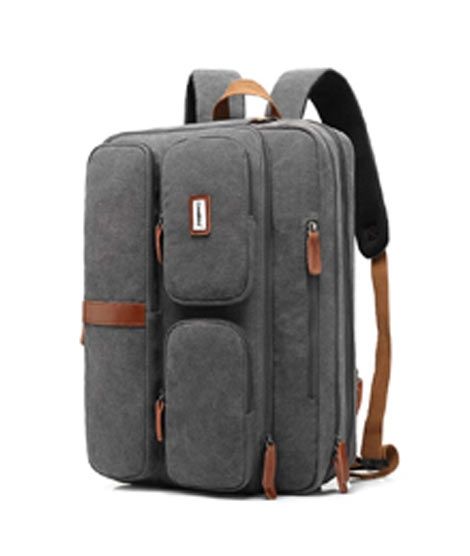 iShopping - CoolBell 17.3" Dual Laptop Backpack Grey (CB-5602)