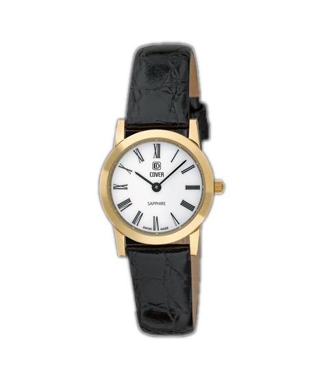 iShopping - Cover Swiss Made Leather Women's Watch Black (CO125.17)