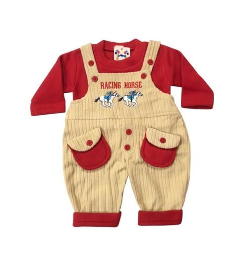 iShopping - Mubarak Store Autumn Winter Polar Fleece Red Romper for Baba and Baby - (77182)