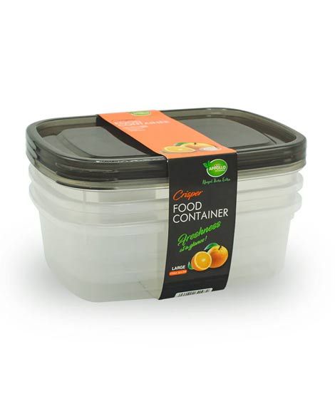 iShopping - Appollo Crisper Food Container Large-Smoke Gray