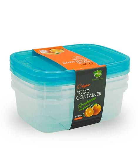 iShopping - Appollo Crisper Food Container Medium-Light Blue