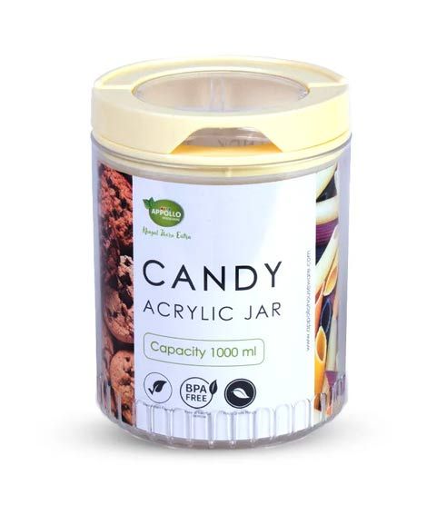 iShopping - Appollo Candy Acrylic Jar Large-Cream