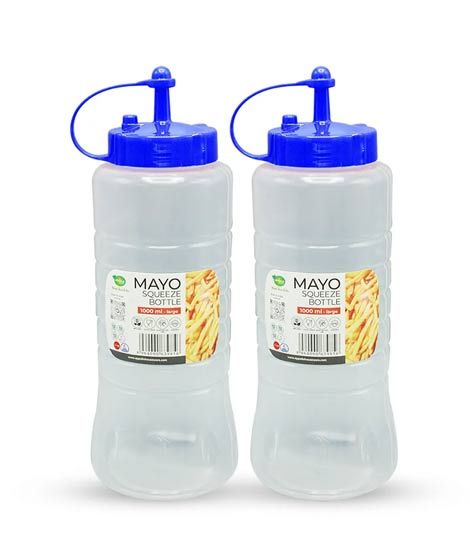 iShopping - Appollo Mayo Squeeze Bottle Medium (Pack Of 2)-Blue