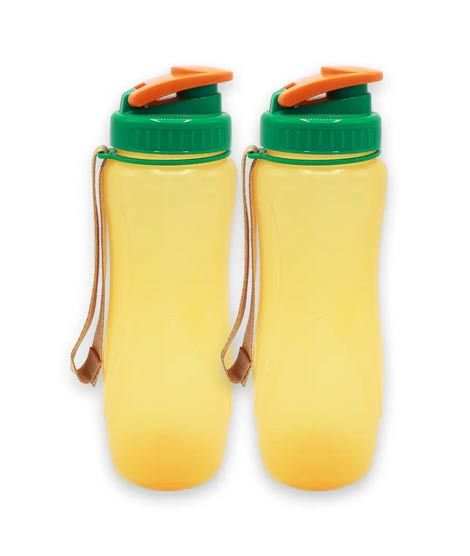 iShopping - Appollo Spring Water Bottle Medium (Pack Of 2) -Yellow