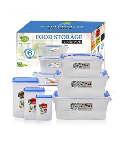 iShopping - Appollo Multipurpose Food Storage Bundle (Pack Of 6)