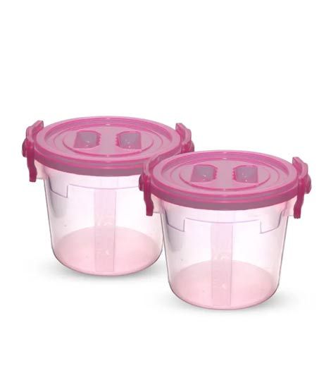 iShopping - Appollo Handy Junior Food Storage Container (Pack Of 2)-Peach