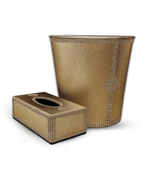 iShopping - Appollo Tissue Box Holder and Dustbin Set