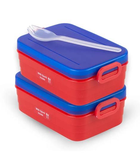 iShopping - Appollo Bunny Lunch Box M-3 (Pack Of 2) 