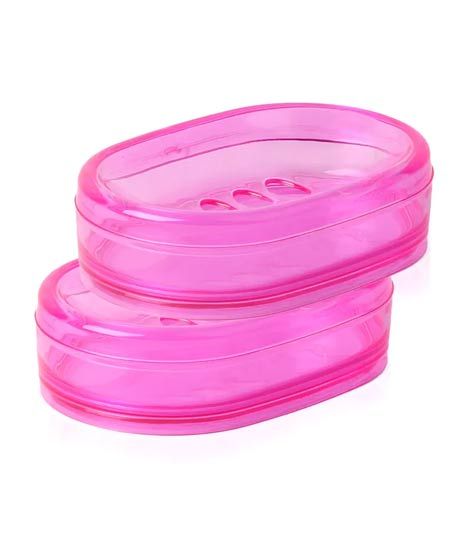 iShopping - Appollo Joy Soap Dish (Pack Of 2)-Pink