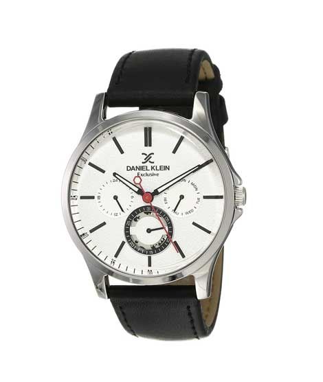 iShopping - Daniel Klein Analog Watch For Men Black Silver (DK12118-2)
