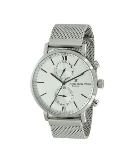 iShopping - Daniel Klein Exclusive Watch For Men Silver (DK11498-1)