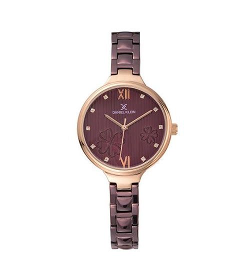 iShopping - Daniel Klein Premium Women's Watch Burgundy (DK11957-7)