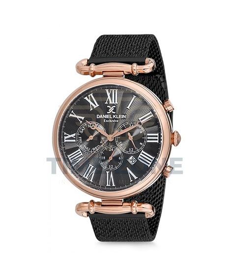 iShopping - Daniel Klein Stainless Steel Men's Watch Black (DK12148-4)