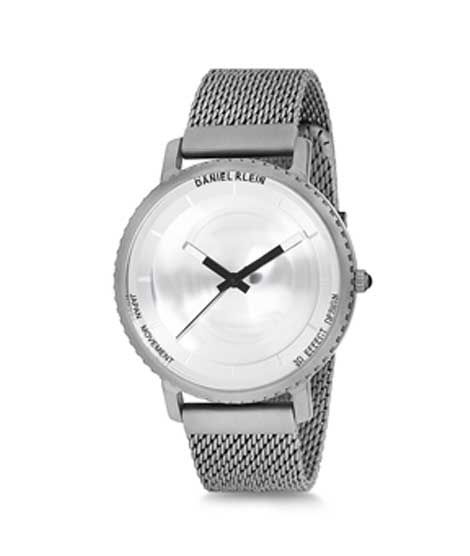 iShopping - Daniel Klein Stainless Steel Watch For Men Silver (DK12124-2)