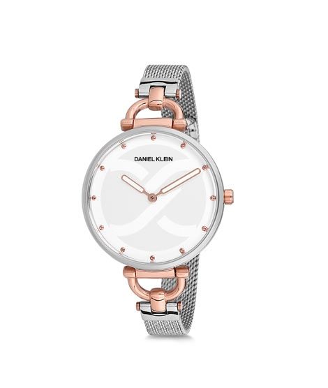 iShopping - Daniel Klein Trendy Watch For Women Silver (DK12064-7)