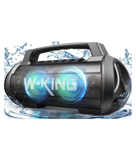 iShopping - W-King D10 Portable Bluetooth Speaker Black
