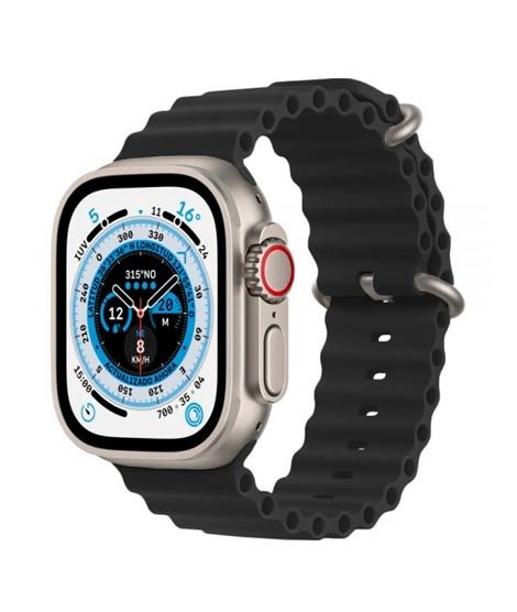 iShopping - Blulory Glifo 8 Ultra Smart Watch - Black
