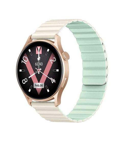 iShopping - Keislect Lora 2 Smartwatch Dual Strap-Gold