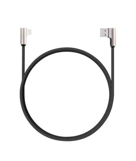 iShopping - Aukey 90° Nylon Braided USB-A to Lightning Cable (CB-BAL6)