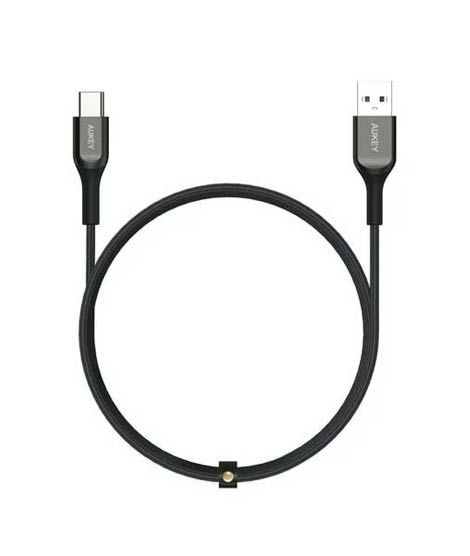 iShopping - Aukey USB A To USB C Kevlar Cable 2M Black (CB-AKC2)